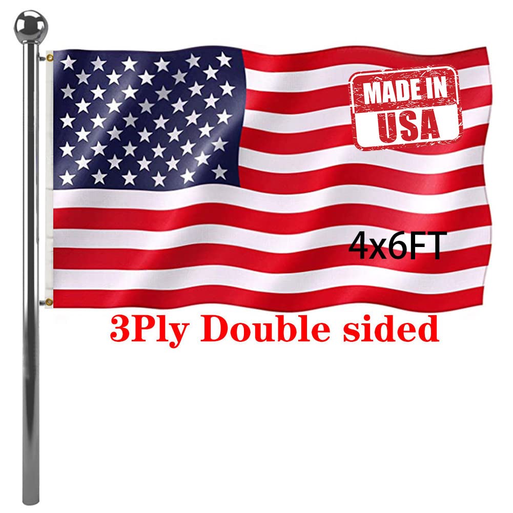 Amazon.com : Jayus American US Flag 4x6 FT Outdoor Double Sided